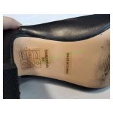 Two-Tone Mary Jane Lace-Up Shoes, Sz 39