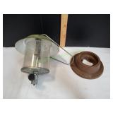 Vtg Enamel Porta Light Propane Lantern