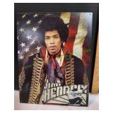 12.5x16 Jimi Hendrix Metal Sign