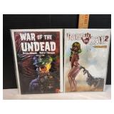 War of the Undead & Raise The Dead 2 Comics