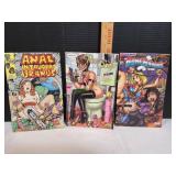 (3) Adult Comics