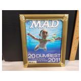 Framed Mad Magazine, #513, February 2012