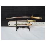 Miniature Replica Katana Sword Set w/ Stand