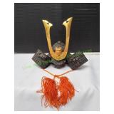 Cast Iron Replica Japanese Samuri Helmet