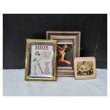 (3) Photos in Frames of Women Nude
