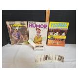 (3) Magazines & Trading Cards