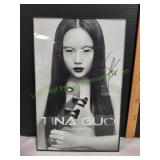 Tina Guo Cello Metal Poster, Signed