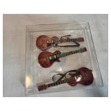(3) Miniature Gibson Guitars Replicas