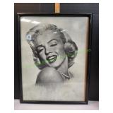 Framed Marilyn Monroe Poster