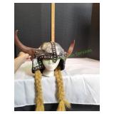 Latex Viking Helmet w/ Hair