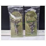 (2) Norse Collection Sword Pendant Necklaces