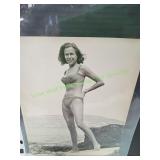 Vtg Honor Blackman Bikini Photo