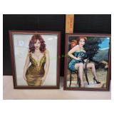 (2) Framed 8x10 Christina Hendrix Prints