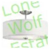 HE 5-Light 30" Semi Flush Linen Fixture HE 5-Light 30" Semi Flush Linen Fixture
