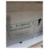 E Lighting 4-Light Brushed Nickel Vanity E Lighting 4-Light Brushed Nickel Vanity