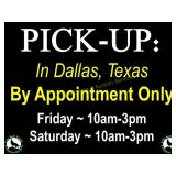 STRICT PICK UP DATES ~ BY APPOINTMENT ONLY STRICT PICK UP DATES ~ BY APPOINTMENT ONLY