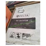 Delta 60" Bathtub Delta 60" Bathtub