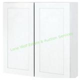 Seasons Sunco White Shaker 2-Door Wall Cabinet Seasons Sunco White Shaker 2-Door Wall Cabinet