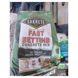 (7) Bags Sakrete Fast Setting Concrete Mix (7) Bags Sakrete Fast Setting Concrete Mix
