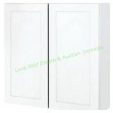 Seasons Sunco White Shaker 2-Door Wall Cabinet Seasons Sunco White Shaker 2-Door Wall Cabinet