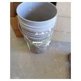 (3) 5-Gallon Buckets w/ Couplings (3) 5-Gallon Buckets w/ Couplings
