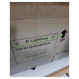 E Lighting 4-Light Brushed Nickel Vanity E Lighting 4-Light Brushed Nickel Vanity