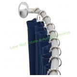 Seasons Aluminum Adjustable Curved Shower Rod Seasons Aluminum Adjustable Curved Shower Rod