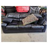 Black Leather Couch
