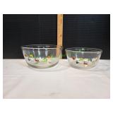 (2) 1990 Anchor Hocking Mixing Bowls