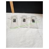 (3) Plastic Gun Displays