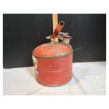Vtg Metal Gas Can