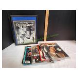 Framed Rolling Stones Magazine & More