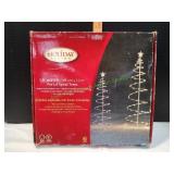Holiday Living 3ft & 4ft Pre-Lit Spiral Trees