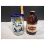 Vtg Corona Extra Glass w/Ortlieb