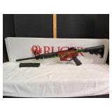 Ruger AR-556 556NATO Rifle, Distressed Red