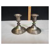 (2) 4.5" Gorham Candlesticks