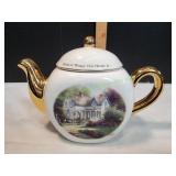 Vtg Kinkade Home is Where The Heart Is II Teapot