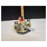 Rivers Edge Bass Holding Salt & Pepper Shakers