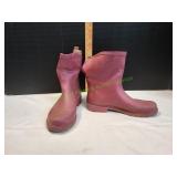 Chooka Mid-Orchid Purple Rubber Boots, Sz 10