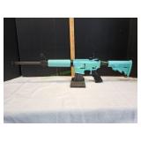Ruger AR556 5.56 NATO Rifle, Tiffany Blue