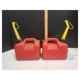 (2) 1-Gallon Gas Cans