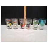 (6) Collectible Pint Glasses