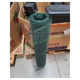 Roll of Green PVX Coated Hexagonal Wire Mesh