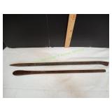 (2) Crowbars