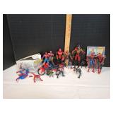 Lot of Spider-Man Action Figures & More