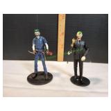 (2) Joke Action Figures w/ Stands