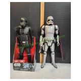 (2) Large Star Wars Action Figures