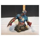 Zombie Captain America Bust