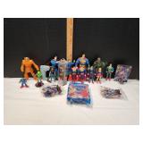 Lot of Superman Action Figures & More