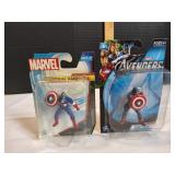(2) Marvel Avengers Captain America Mini Figures